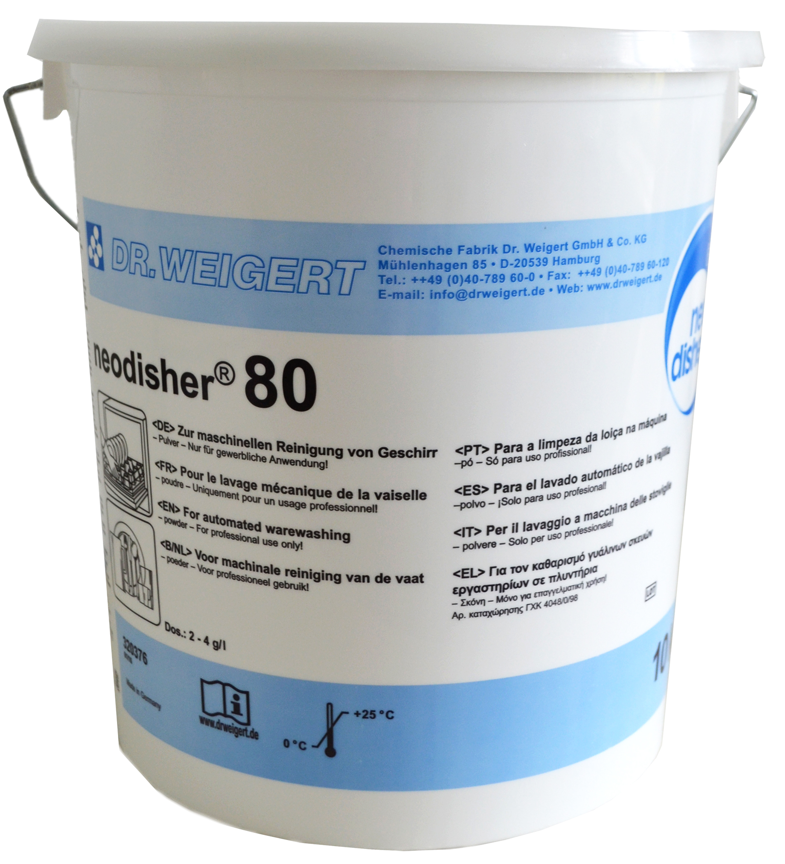Dr. Weigert neodisher® 80 Intensiv-Geschirrreiniger Pulver