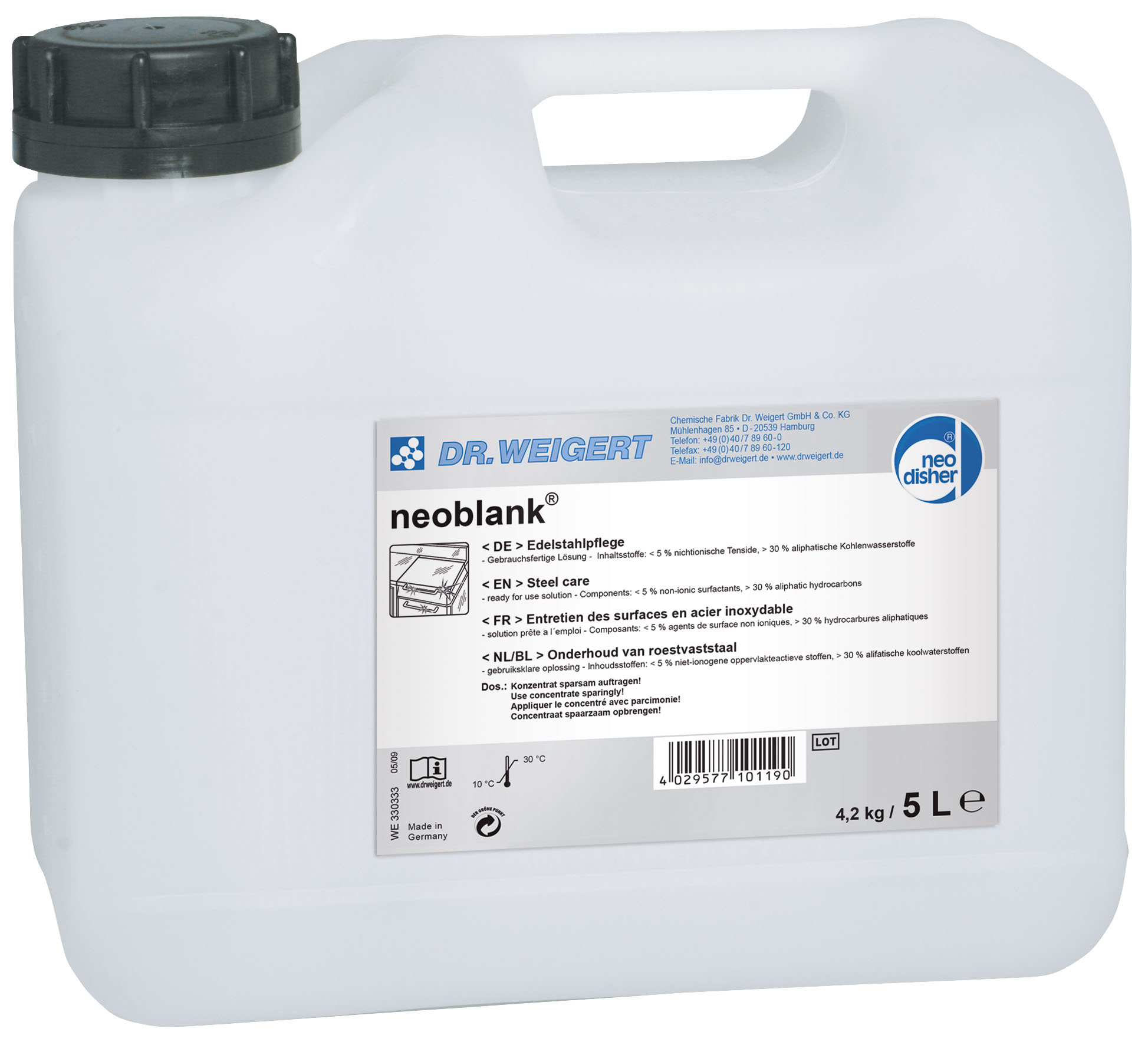 Neoblank Edelstahlpflege